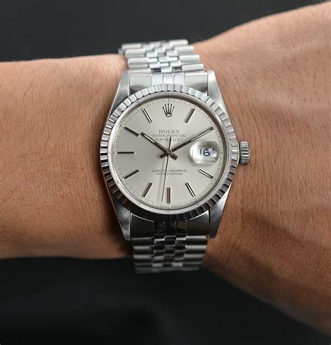 vintage rolex datejust stainless steel & white gold watch 36mm|rolex datejust 41 release date.